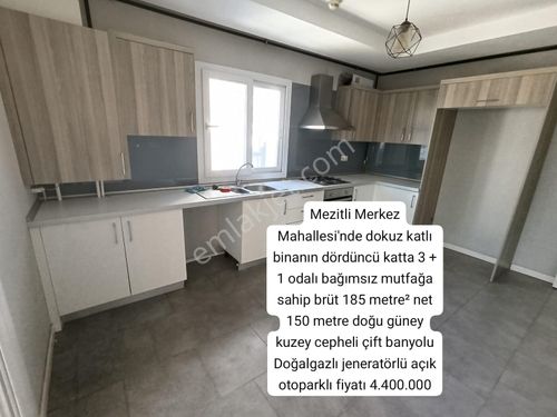 Mersin Mezitli Merkez Mahallesinde satılık daire