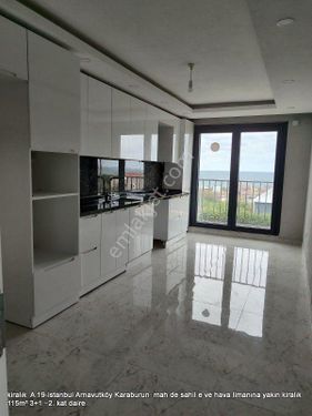  Arnavutköy Karaburun  mah de sahil e ve hava limanına yakın kiralık 115m² 3+1 –2. kat daire    