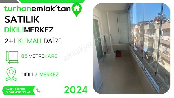  Dikili Merkezde Satılık 2+1 Geniş ve Bakımlı Daire