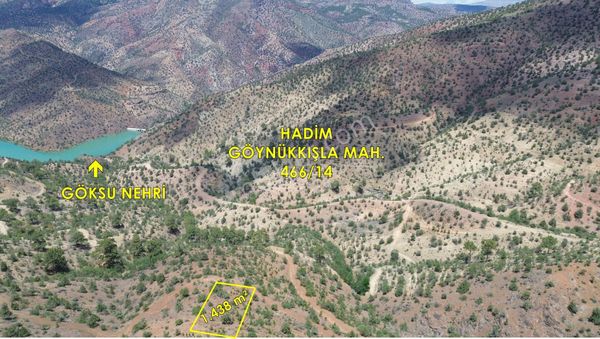  HADİM GÖYNÜKKIŞLA DA 1.438 M2 MÜSTAKİL TAPULU BAĞ