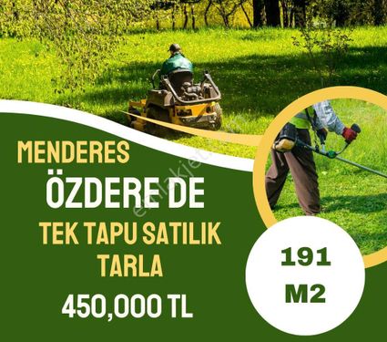  LARİNDEN ÖZDERE'DE 191 M2 TEK TAPU TARLA