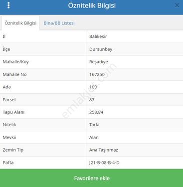  BALIKESİR DURSUNBEY'DE RESMİ YOLA CEPHE KÖYE YAKIN FIRSAT ARAZİ