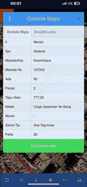 VİP EXPERTİZ'DEN ÇAMLIBELDE 777m2 ARSA İÇİ BİNA VEYA ARSA