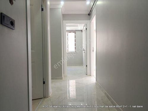 İstanbul Arnavutköy Mehmet Akif Ersoy Mah De Satılık 85m² 2+1 –1. Kat Daire