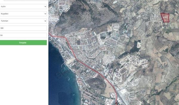 Kuşadası Türkmen Mahallesinde Satılık 35.680 M2 Tarla !!!