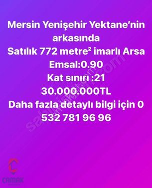 Mersin Yenişehir Yektanenin Arkasında Satılık Arsa