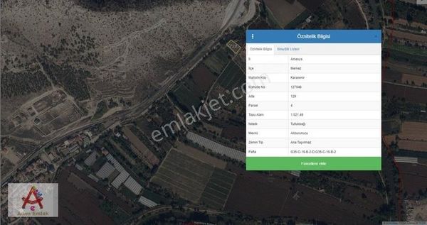 Adım Emlak'tan Karasenir'de 1 Dönümlük Satılık Tarla