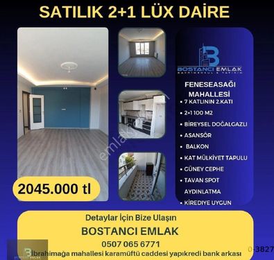 BOSTANCI EMLAKTAN SATILIK SIFIR LÜX DAİRE