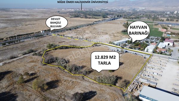 Niğde Merkez Devlet Bahçeli Bulvarına Yakın 12.829m2satılık Arsa