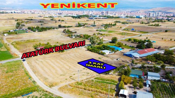  YENİKENT MUSTAFA KEMAL'DE 540 M² 3 KAT İMARLI SATILIK KONUT ARSASI