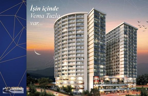 Vema Tuzla Ara Kat Sıfır 1+1 Geniş Kiralık Daire