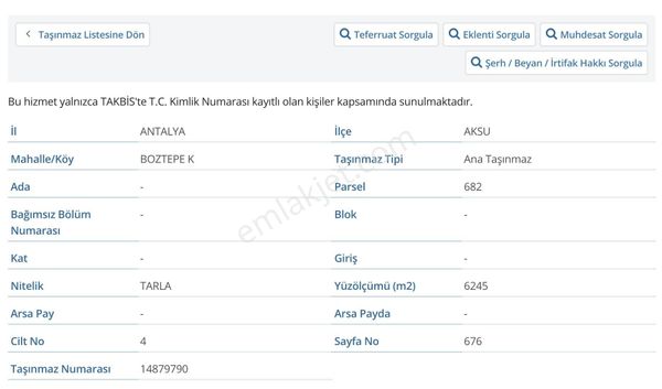 İsteyen Parsel Parsel İsteyen Hepsini Alabilir