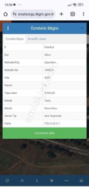 Silivri Çayırdere Satılık Arsa