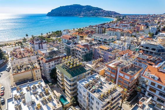 ALANYA MERKEZ 1+1 55M2 EŞYALI SATILIK DAİRE  