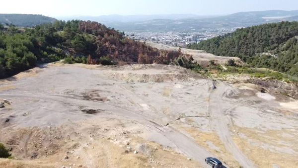 Manisa Soma Merkezde İmar Yakını 3988 M2 Tarla Soma Manzaralı