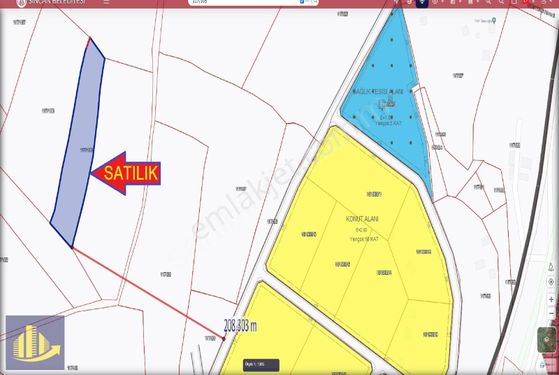 Sincan Çiçektepe 117 Adalar 16 Kat İmara Komşu 230m² Kupon Arazi