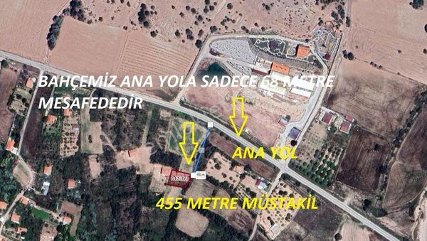 Güneydere Botsada Müstakil Tapu 455 Metre Bahçemiz Satılıktır