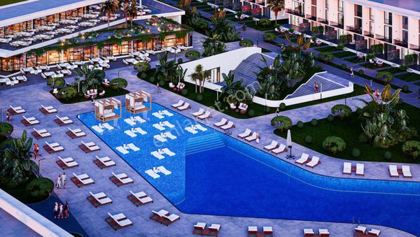 Kıbrıs Courtyard Platinum Projesinde Satılık 1+0 Studio Daire