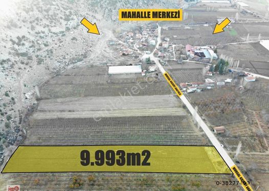 Antalya Elmalı Kuzköy Asfalt Yola Cephe Depo-ardiye-sera Yapımına Uygun 9.993m2 Satılık Tarla