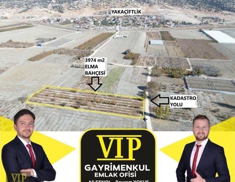 Vıp Gayrimenkul'den Yakaçiftlik Mah. 3974 M² Elma Bahçesi