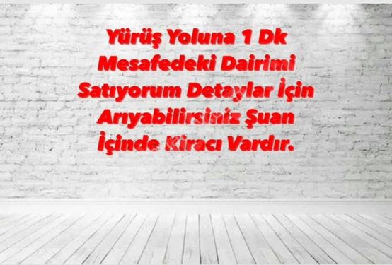 2+1 Daire Yürüyüş Yolunda Araç Takasına Açıktır!