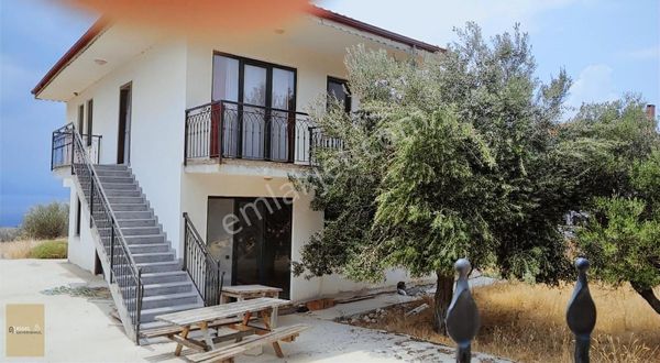 Çanakkale Assos Balaban'da Midilli Mnzaralı Satılık Villa