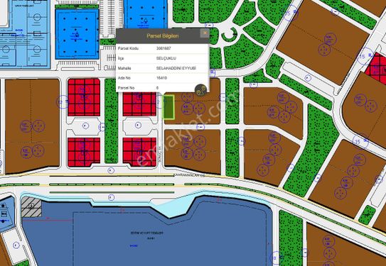 Selahaddin Eyyubi Mah’de Köşe Parsel 606 M2 Satılık 3 Kat 6 Dairelik İmarlı Arsa