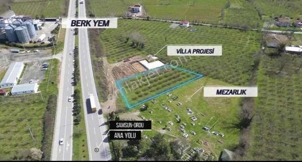 Öz-emmax'dan Satılık Samsun-ordu Yolu Üzerinde 2200 M2 Arsa