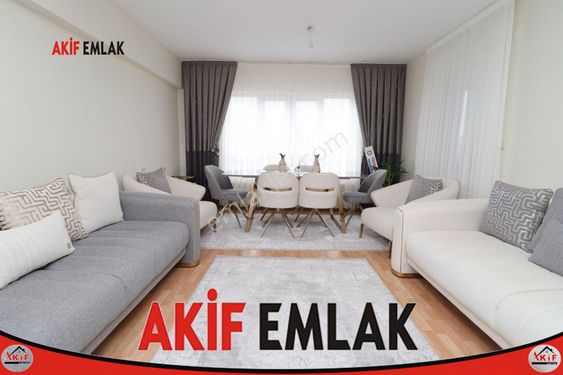 Akif'ten Oğuzlar Mah. Site İçi Ara Kat Güney Cephe 3+1 Daire