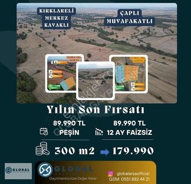 %50 Yarısı Sizden %50 Yarısı Bizden 12 Ay 0 Faizli - Global Arsa