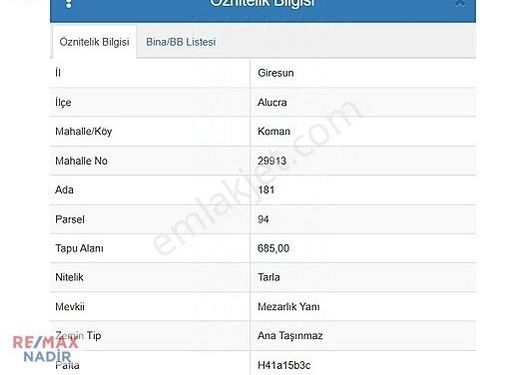 Remax'ten Alucra Koman Köyü 5 Parsel Birlikte 5114 M2 Satılık