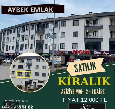 Düzce Aybek Emlak Ofisinden Aziziye Mah Kiralık Daire 2+1 Alttan Isıtmalı Mutfak Ayrı Ara Kat