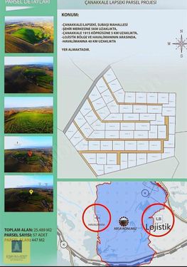 Deniz Boğaz Manzaralı 447 M2 Etrafı Çevrili