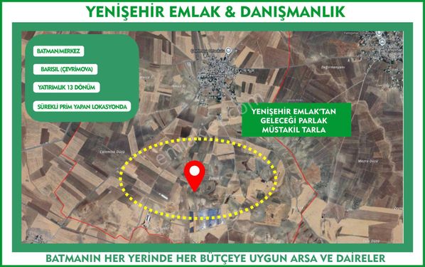 Yenişehir Emlak'tan Barısılda Geleceği Parlak Yatırımlık Müstakil Tarla