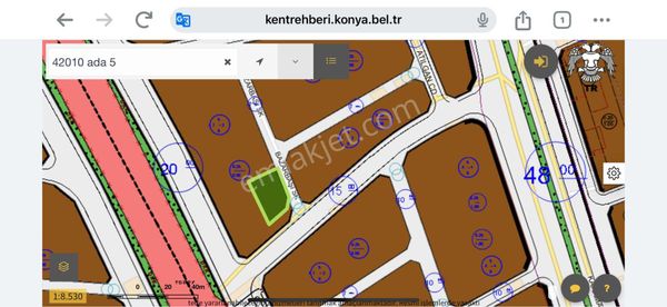 Yaylapınarda Satılık 564 M2 Köşe Parsel Arsa