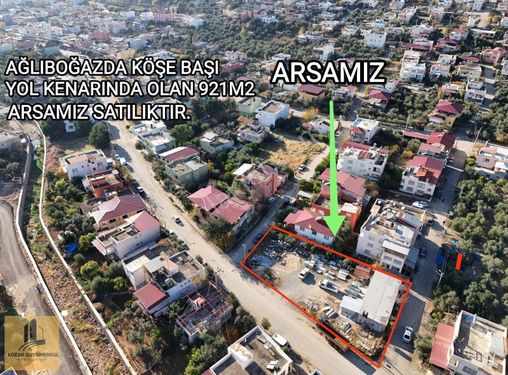 Kozan Gayrimenkul'den Ağlıboğazda Köşebaşı 921 M² Ticari Arsa