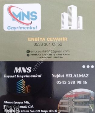 Bursa Nilüfer 19 Mayıs Satılık 1500m2 İmarlı Arsa