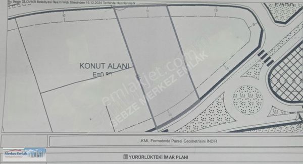 Merkez Emlak Armağan'dan 4431 M² Arsa Emsal Değer %80 İmarlı