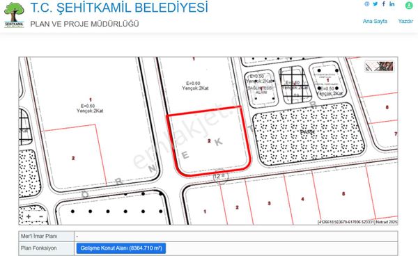 Repa Gayrimenkul Akçagöze Mah. A2 İmarlı Fırsat Satılık Arsa!