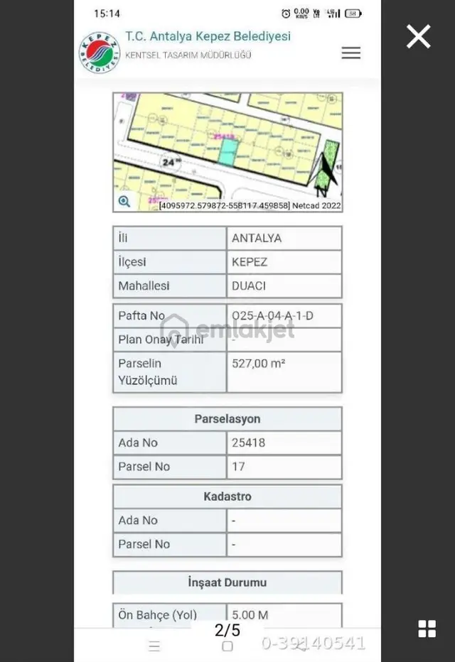 İmarlı Planlı Projeli Arsa 3