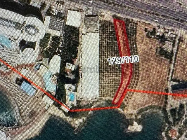 Alanya Okurcalar Mah.denize Sıfır Satılık 1755 M2 İmarlı Arsa