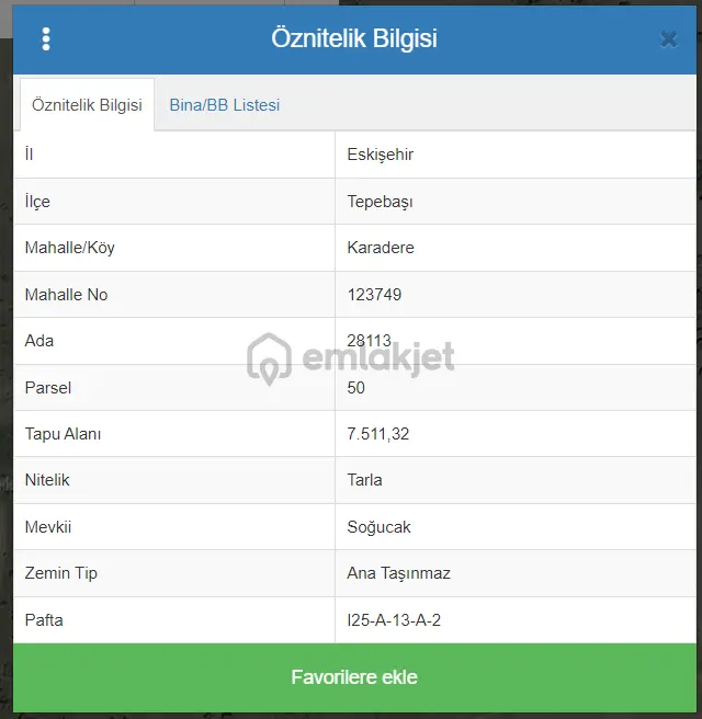 Karadere Mahallesinde Köy İçi 7.511 M2 Satılık Tarla 2