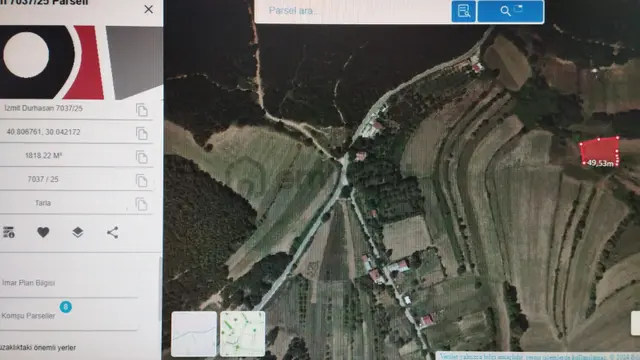 İzmit Durhasan Köyünde Satılık Tarla 3