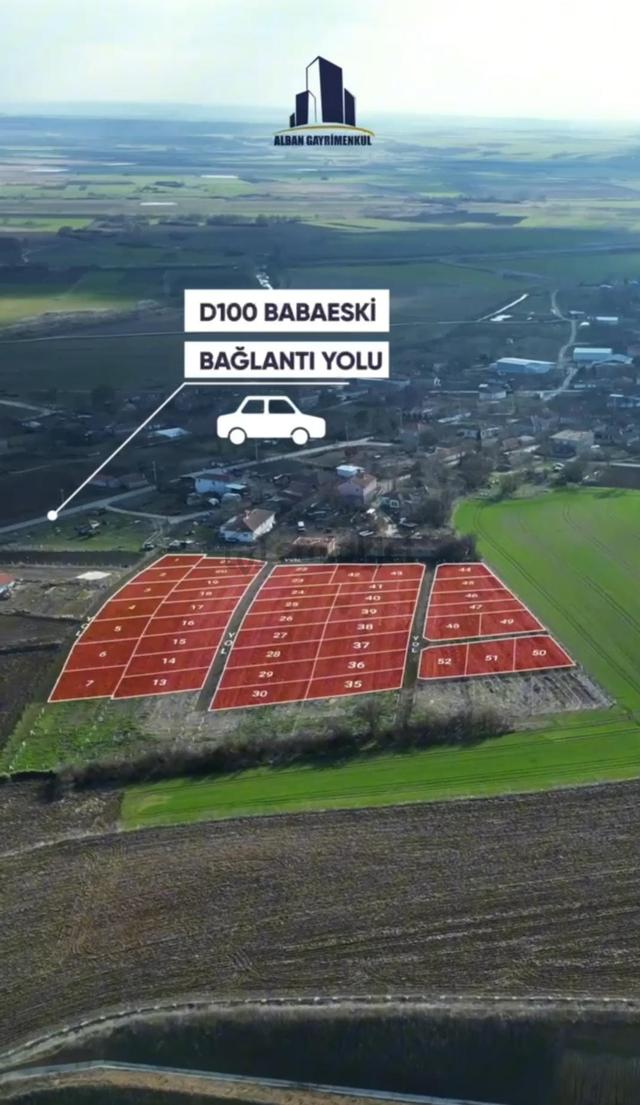 Kaçmaz Fırsat!! Kırklareli Lüleburgaz'da Düğüncülü Köyünde Villa İmarlı 250m² Arsa 500.000 Tl !! 3