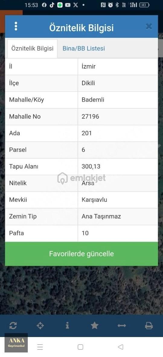 Anka Gayrimenkul Den Dikili Bademli Yatırımlık Arsa 2