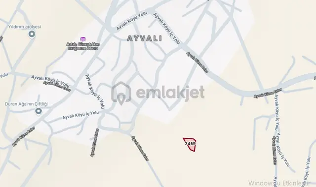 Araç Takasına Açık Günyüzü Ayvalı Mahallesinde Köy İçi Satılık Tarla 3