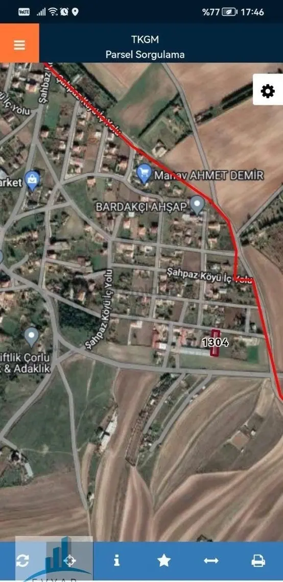 Şahbaz Köy İçinde Satılık Arsa 5