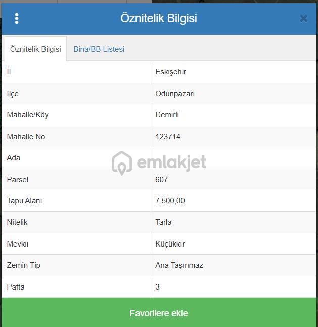 Demirli Mahallesinde Şok Fiyata 7.5 Dönüm Satılık Tarla 2