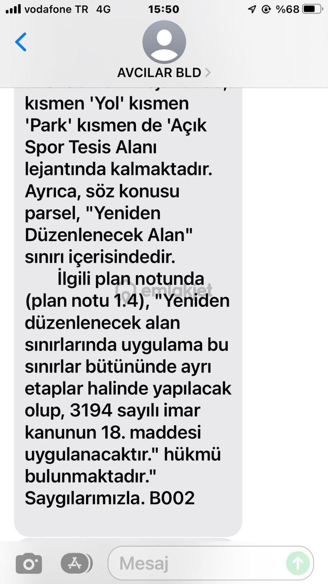 Avcılar Yeşilkent Mah Ozavlar Cad Üzerinde 220m2 Satılık Arsa 3