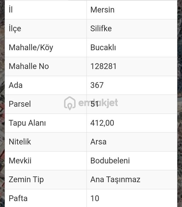 Silifke Ankara Mahallesinde Satılık Parsel Silifke Ankara Mahallesinde Satılık Parsel